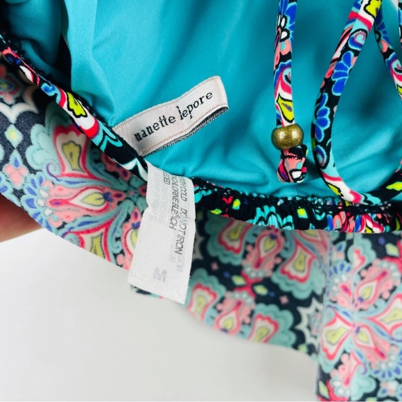 Nanette Lepore Floral Bikini 2 Piece Bohemian M - Picture 6 of 11